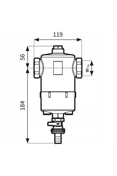 NO BRAND Separator magnetic de metale din alamă FAR13 AFRISO 7772130
