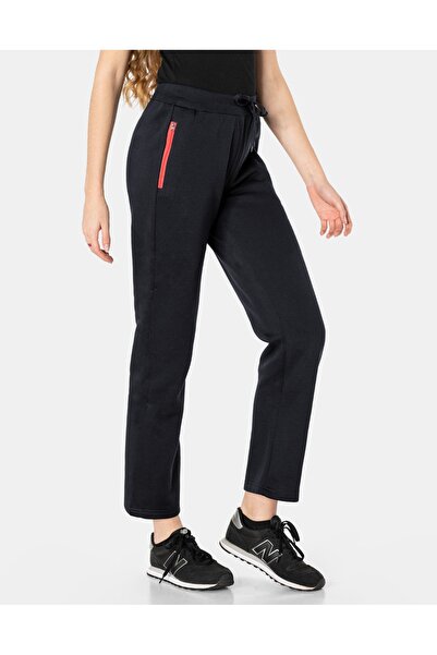 NO BRAND Pantaloni de trening călduroși de damă, cu talie înaltă, termoizolan...