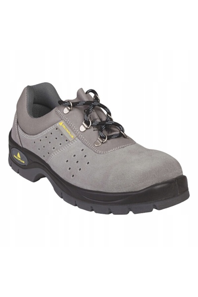 NO BRAND Pantofi de lucru de siguranță, rezistenți, din piele întoarsă, gri, ...