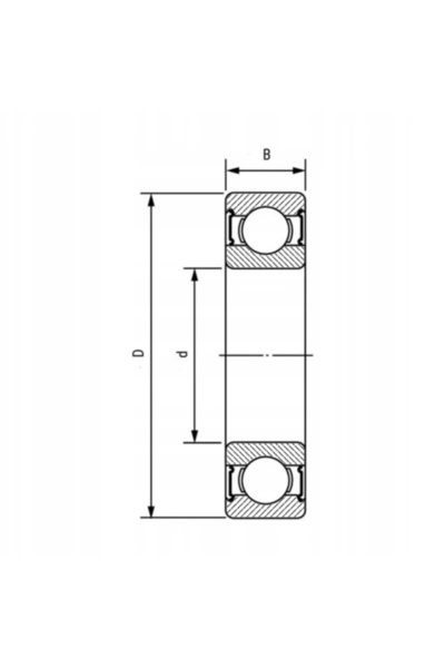 NO BRAND Rulment 6307 2Rs 35X80X21mm Rulment cu bile Nke Austria