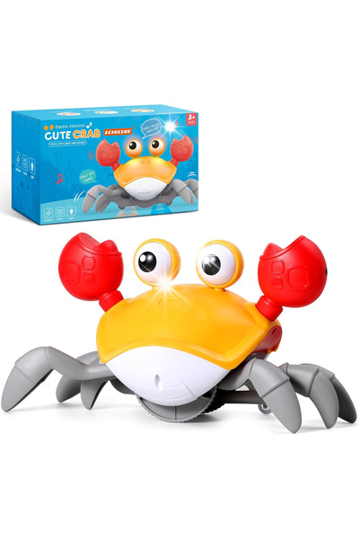 NO BRAND JUCĂRIE ELECTRICĂ: CRAB INTERACTIV, MUZICAL, CARE SE TÂRĂȘTE, PENTRU...