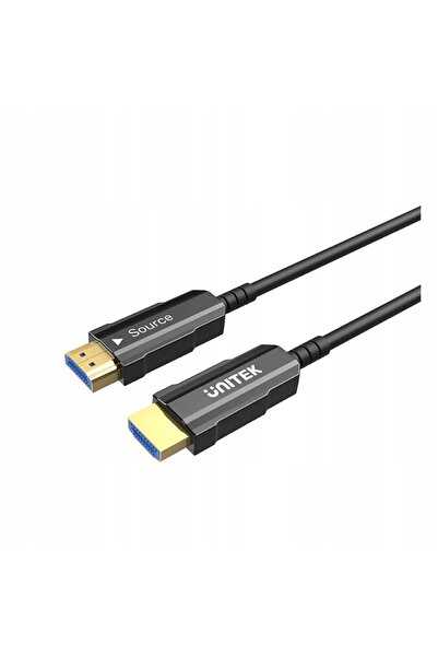 Unitek Cablu HDMI HDMI 2.0 AOC 4K/60Hz 50m