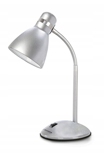 NO BRAND Lampă de birou Lampă de veghe cu bec LED E27 12W Argintiu clasic