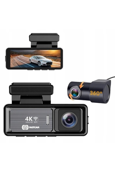 NO BRAND Cameră auto 4K Wifi GPS G-Sensor Wideorejestor M6 cu cameră spate