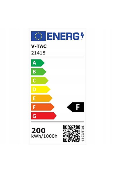 NO BRAND V-Tac 200W Proiector LED cu cip Samsung Negru Vt-200 4000K 16500Lm