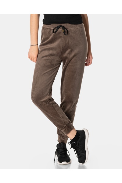 NO BRAND Pantaloni de trening călduroși de damă, căptușiți cu fleece, de iarn...