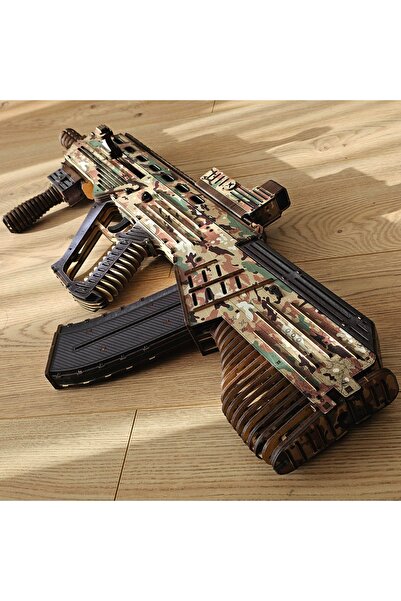 NO BRAND Puzzle 3D din lemn - Pușca Vulcan-M |   490 Elemente |   Lungime 70 ...