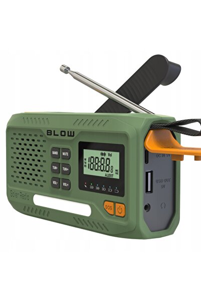 NO BRAND Radio portabil, de bucătărie, alimentat solar, lanternă, power bank ...