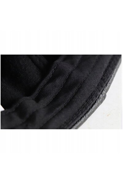 NO BRAND Șapcă bărbătească din piele maro - pălărie casual de iarnă, călduroasă