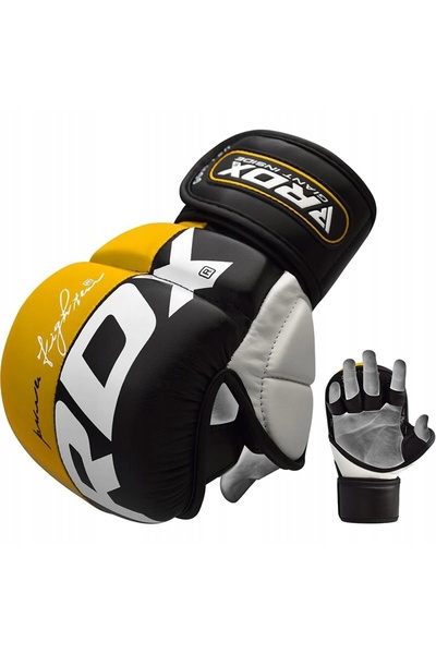 NO BRAND Mănuși Rdx cu protecție cu gel MMA T6 Galbene L