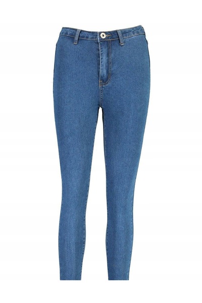 NO BRAND Blugi skinny albaștri Boohoo 40