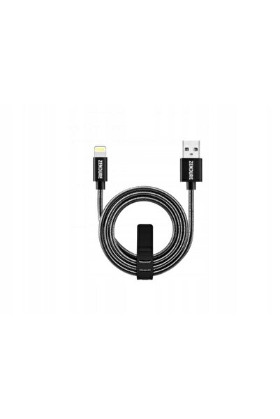 Zendure Cablu USB-Lightning 1m Alu Negru
