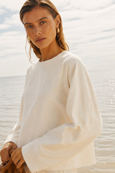 Mevra DUNE | Modern Form Bluz Ekru