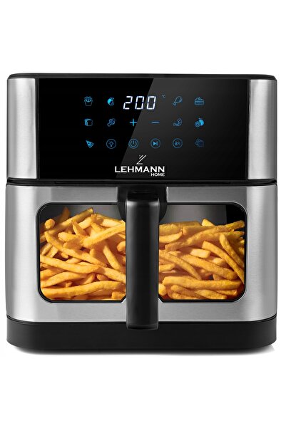 NO BRAND Friteuză cu aer cald Lehmann cu fereastră 1801 W 10,01 L