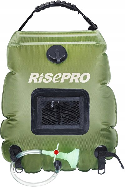 NO BRAND Sac de duș solar de camping de 20L pentru călătorii în aer liber, cu...