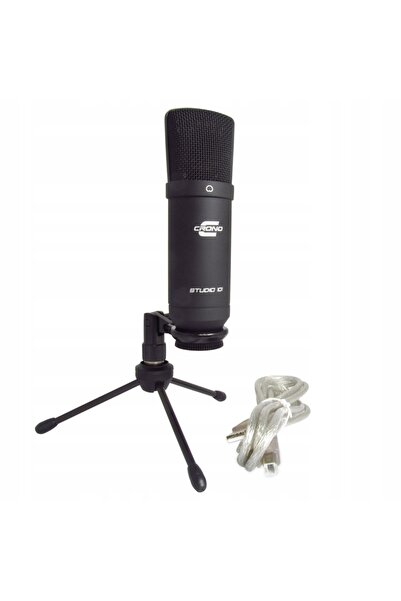 NO BRAND Crono Studio 101 USB Negru Microfon Suport Cablu