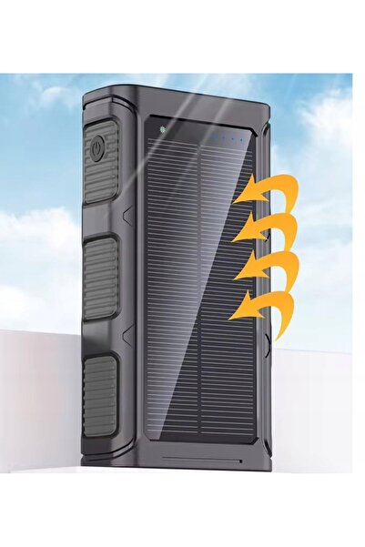 NO BRAND Powerbank solar de supraviețuire - Încărcare prin inducție - Încărcă...