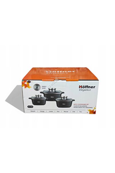 NO BRAND Set de oale Hoffner Hf-7766. Gaz, Inducție, Halogen, Cuptor