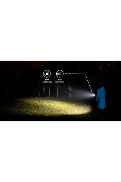 NO BRAND Mini lanternă LED Newell Nyks Solid, breloc EDC, USB, IPX5, 800 lm, ...