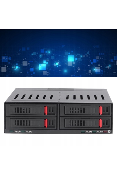 NO BRAND Carcasă pentru hard disk-uri cu 4 compartimente Taca 3TB 6 Gb/s