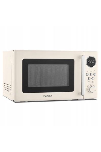 NO BRAND Cuptor cu microunde retro Medion 20 litri 800W roșu