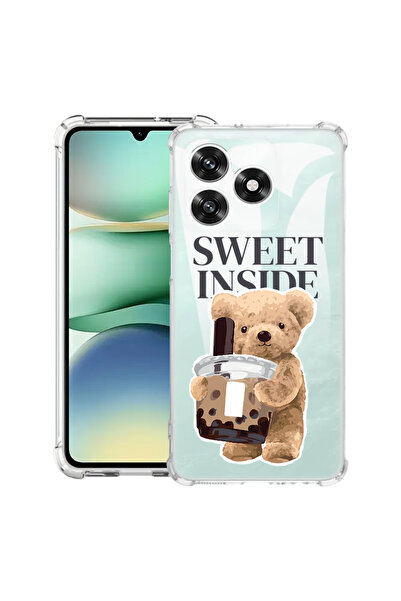 bestcase ®   Husă Antișoc pentru Honor 600 Lite, Ursuleț drăguț în interior, ...