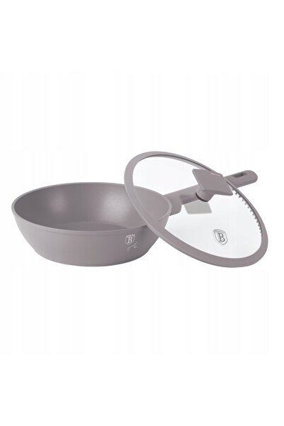 NO BRAND Wok cu capac Bh-8092 Berlingerhaus Colecția Taupe 24 cm Titan