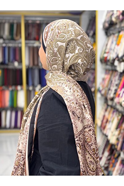 Mosse Rose Etnik Desenli Vual Şal