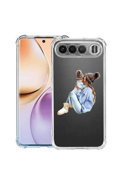bestcase ®   Αντικραδασμική Θήκη Husa για Realme 16, Μαμά Κορίτσι με Αγόρι, 3...