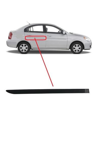 jakuza Hyundai Accent Era Kapı Çıtası Arka Sağ 2006-2012