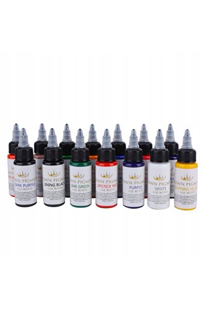 NO BRAND Kit de cerneală colorată pentru practică tatuaje 30ml