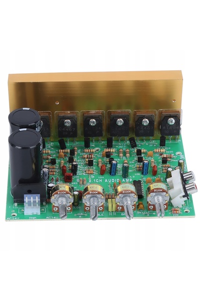 NO BRAND Pytka wzon amplificator de putere 2.1 canale subwoofer