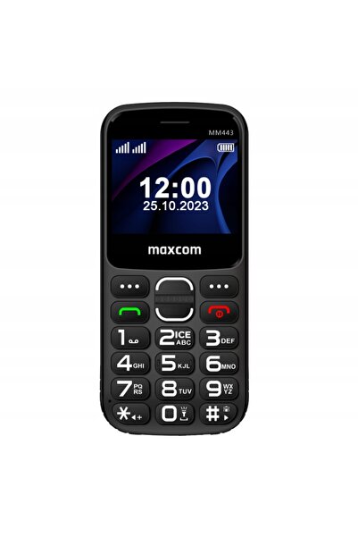 MAXCOM TELEFON MOBIL PENTRU VÂRȘNIȚI MM443 4G SOS ÎNCĂRCĂTOR DE BĂNĂTĂ