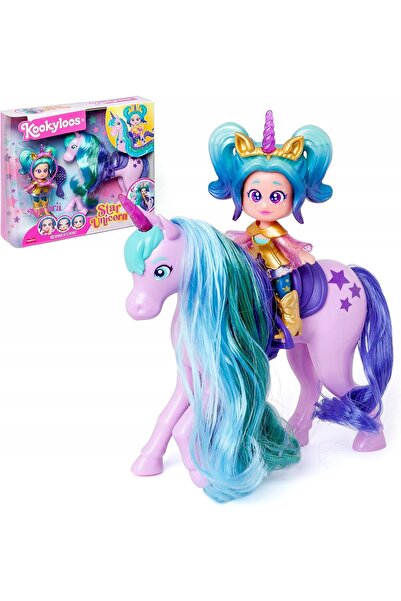 NO BRAND Unicorn cu Păpușă și Accesorii și Mini-Figurine Interșanjabile