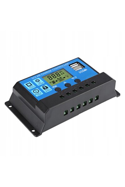 NO BRAND Regulator de încărcare 20A Controler solar 12V 24V