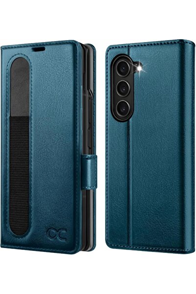 NO BRAND Husă din piele Ocase pentru Samsung Galaxy Z Fold 6, tip portofel, a...