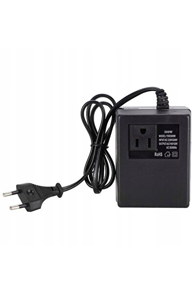 NO BRAND Transformator coborâtor de tensiune 300W AC 220V la 110V, adaptor co...