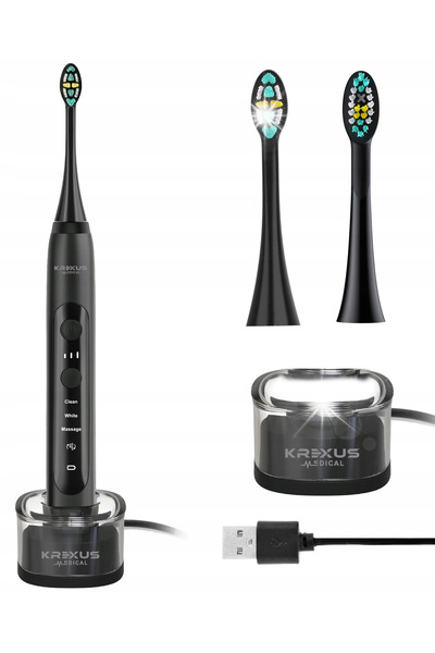 NO BRAND Periuță de dinți sonică Krexus 84000 Mișcări Inducție Temporizator p...