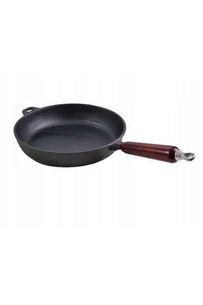 NO BRAND Tigaie din fontă 26cm, groasă și adâncă, pentru inducție și gaz