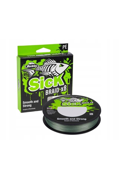 BERKLEY Sick Braid X8 0.14mm/150m - Verde
