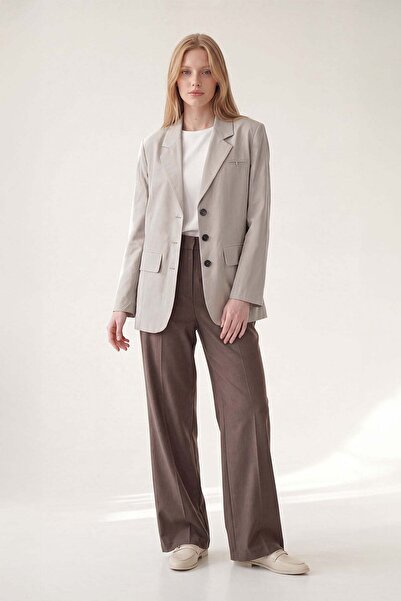 Levidor Light Gray Blazer Jacket