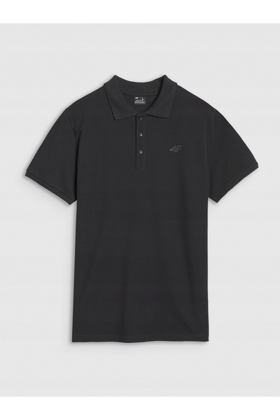 4F Tricou polo bărbătesc M366 negru intens R. M