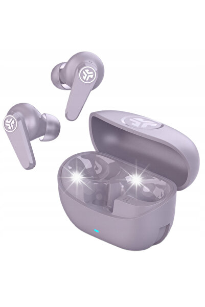 JLAB Go Pods Căști Bluetooth fără fir cu anulare a zgomotului, mov