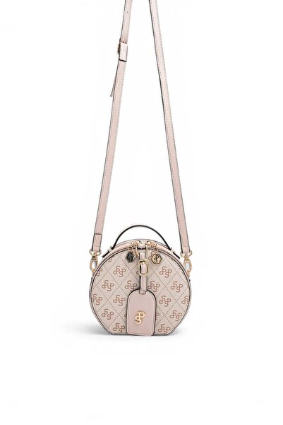 Silver Polo Pink - Powder Monogram Women's Crossbody Bag Sp1163