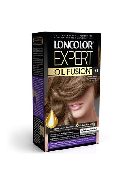 Loncolor Expert Vopsea pentru Par, Oil Fusion, 7 Blond Mediu