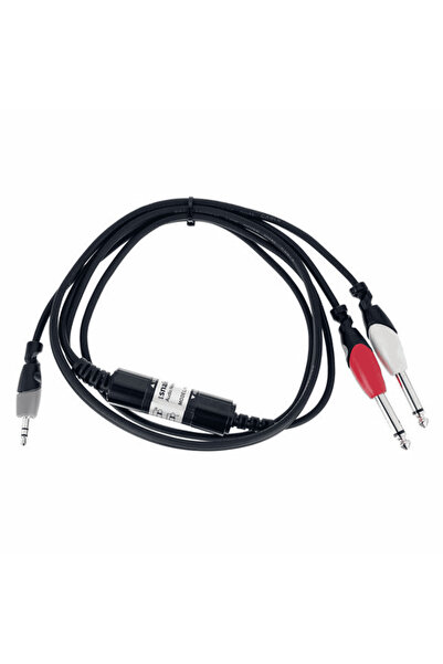 pro snake Cablu stereo BJJ 304-1 de la 3.5 mm la 2x 6.3 mm mono, 1.5 m