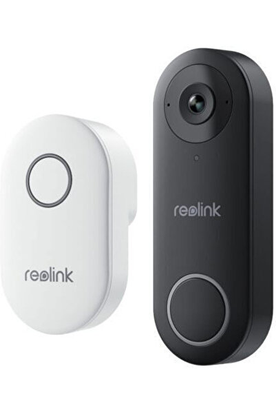 ReoLink D340W Wi-Fi Κουδούνι Πόρτας Μαύρο