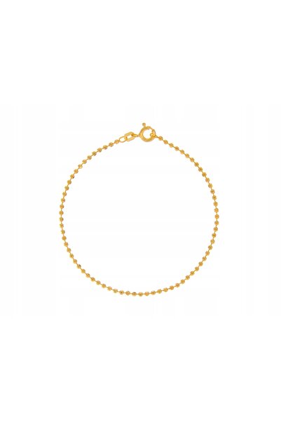 NO BRAND Brățară frumoasă cu biluțe de argint 19cm Italia 1,8mm