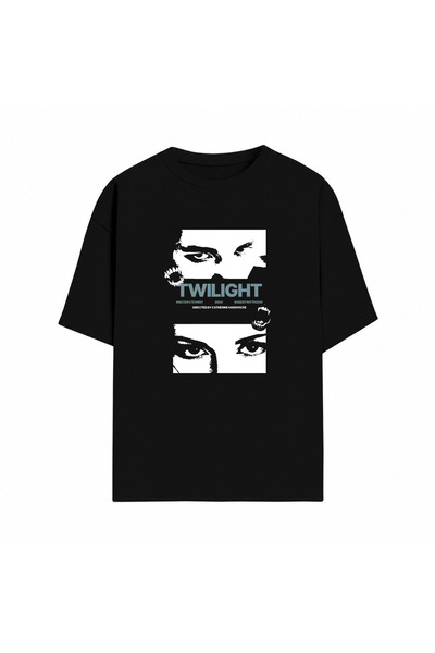 Grafftee Clothing Twilight Baskılı Oversize Unisex Tasarım T-Shirt | Alacakar...
