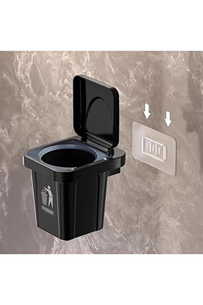 Munico Kapaklı Yaratıcı Duvara Monte Çöp Kovası, Küllük Masaüstü Oturma Odası Yatak Odası Banyo
